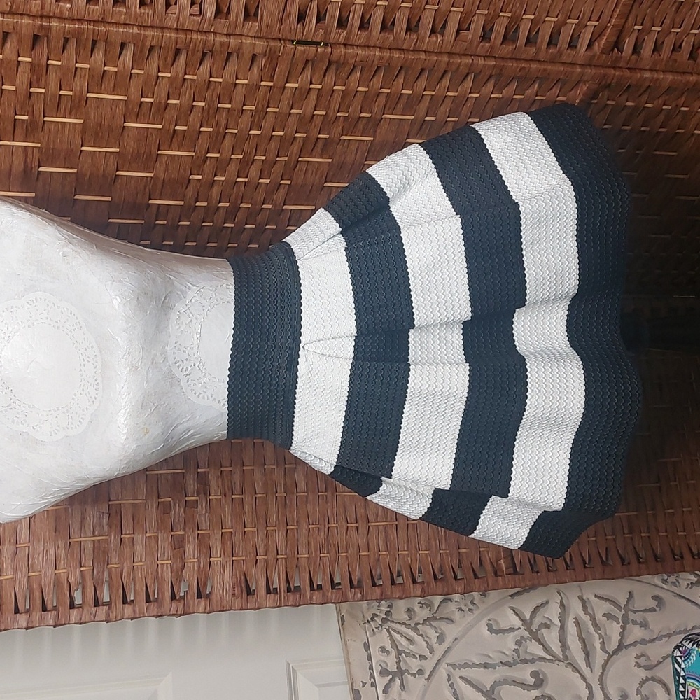 Xhilaration Bandage Skirt black and white small Beetlejuice - Picture 11 of 16